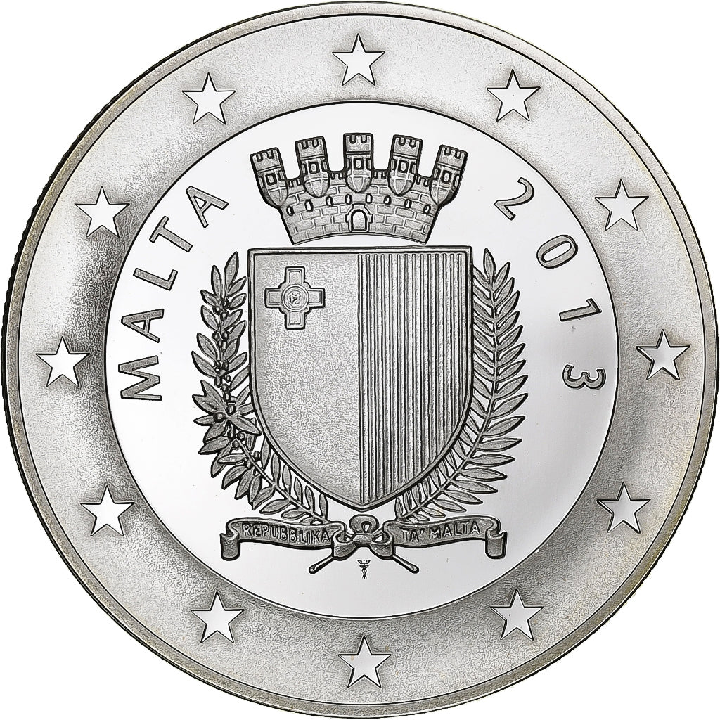 Malta, 10 Euro, 2013, Paris, Silver, MS(65-70), KM:147