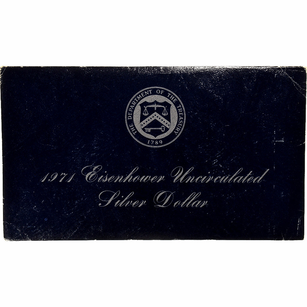 United States, Dollar, Eisenhower Dollar, 1971, San Francisco, Silver