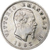 Italy, Vittorio Emanuele II, Lira, 1863, Milan, Silver, VF(20-25), KM:5a.1
