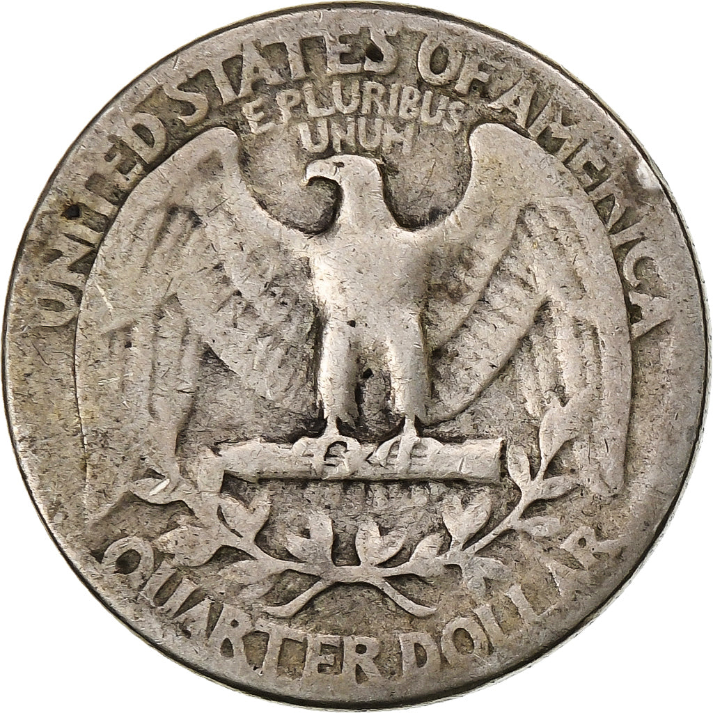 Estados Unidos, Quarter, Washington Quarter, 1946, U.S. Mint, Plata, BC+, KM:164
