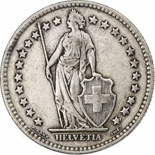 Schweiz, 2 Francs, 1943, Bern, Silber, SS, KM:21