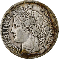 France, 2 Francs, Cérès, 1895, Paris, Silver, VF(30-35), Gadoury:530a