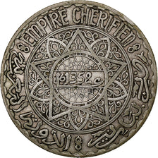 Morocco, Mohammed V, 20 Francs, AH 1352/1933, Paris, Silver, EF(40-45), KM:39