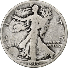 United States, Half Dollar, Walking Liberty Half Dollar, 1917, San Francisco
