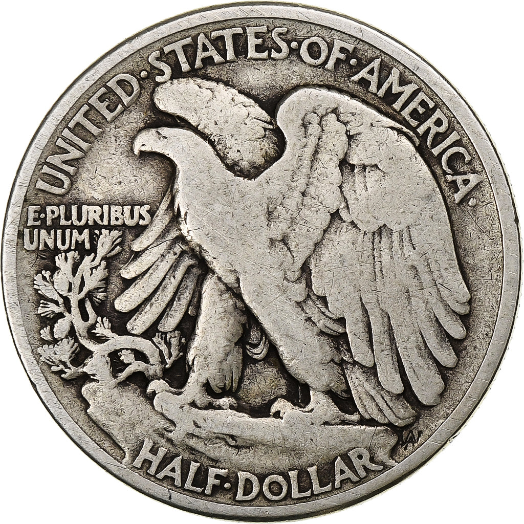 United States, Walking Liberty Half Dollar, 1942, U.S. Mint, Silver, VF(20-25)