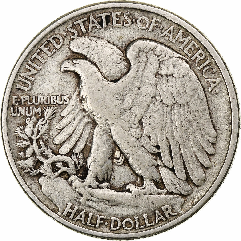United States, Half Dollar, Walking Liberty Half Dollar, 1945, U.S. Mint