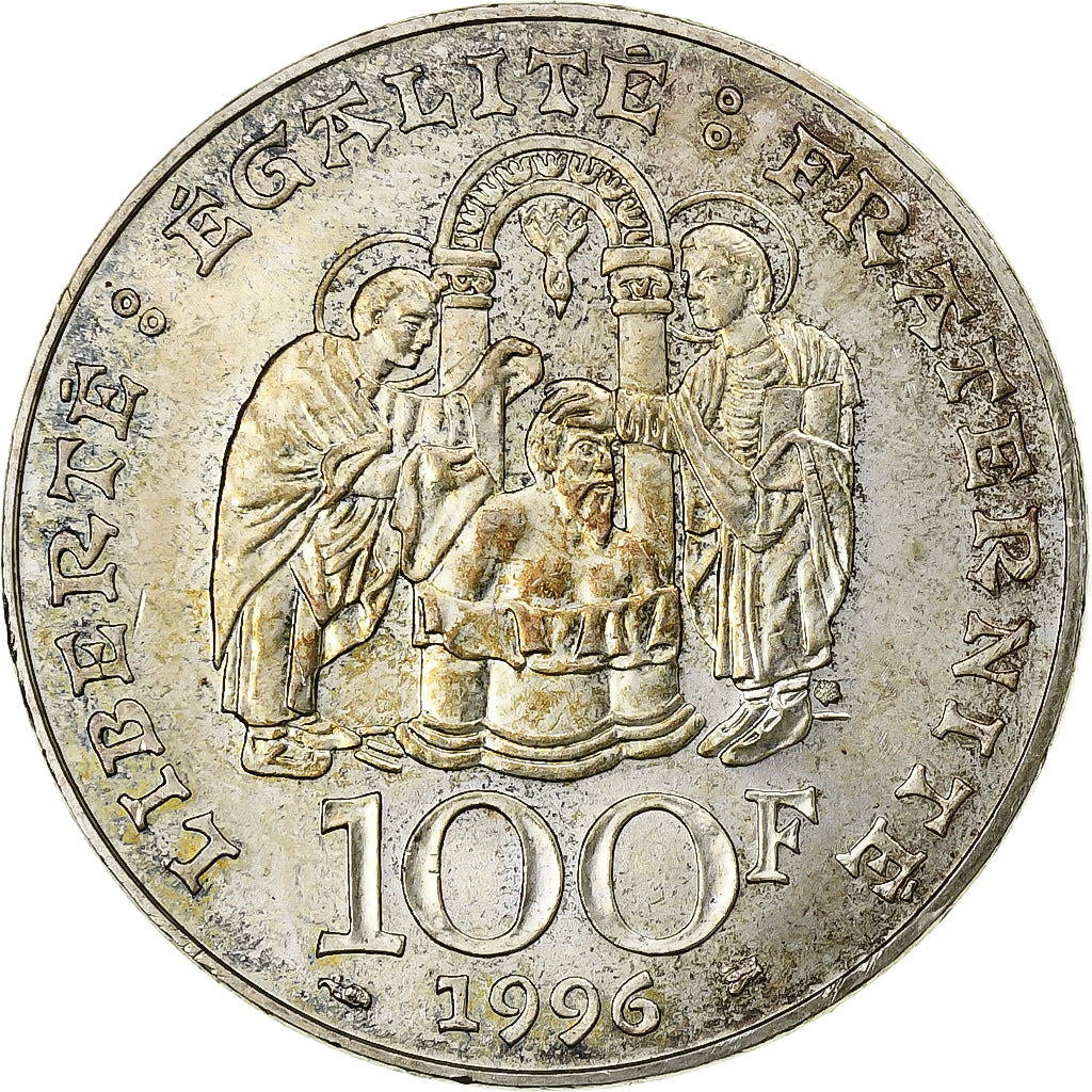 France, 100 Francs, Clovis, 1996, Argent, SUP, Gadoury:953, Le Franc:F.464