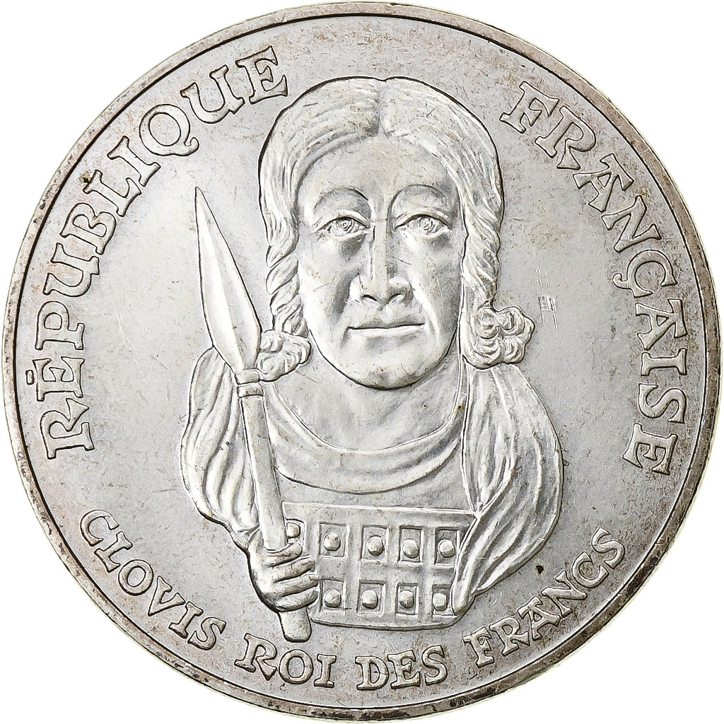 Francia, 100 Francs, Clovis, 1996, Argento, SPL-, Gadoury:953, Le Franc:F.464