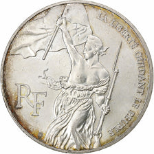 France, 100 Francs, Liberté guidant le peuple, 1993, Silver, AU(55-58)