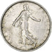 Francja, 5 Francs, Semeuse, 1965, Srebro, AU(50-53), Gadoury:770, KM:926
