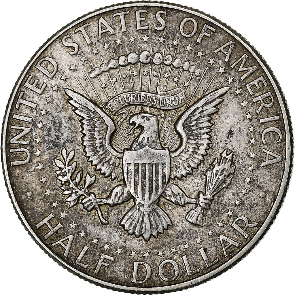 USA, Half Dollar, Kennedy Half Dollar, 1968, U.S. Mint, Srebro, EF(40-45)