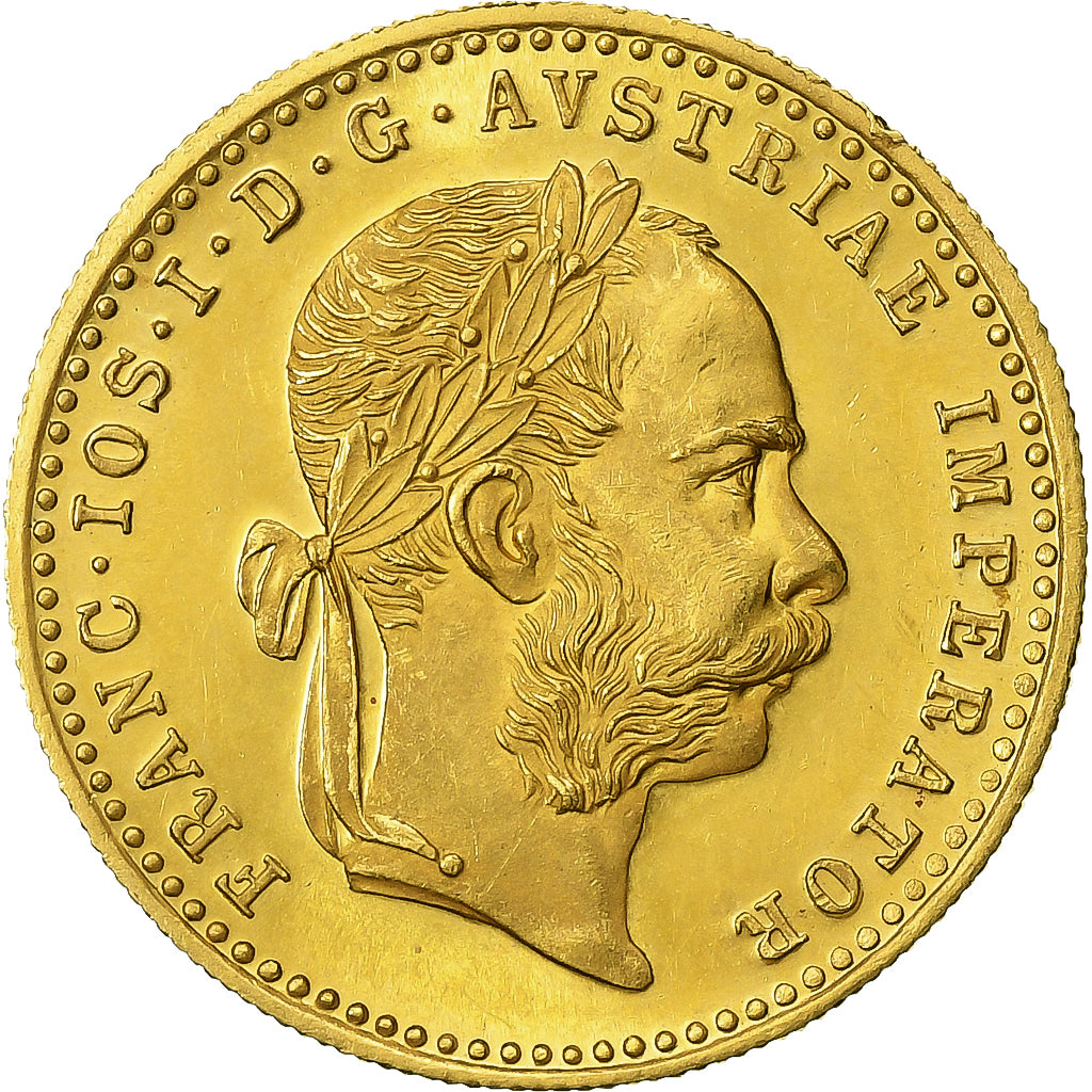 Austria, Franz Joseph I, Ducat, 1915, Restrike, Gold, MS(63), KM:2267