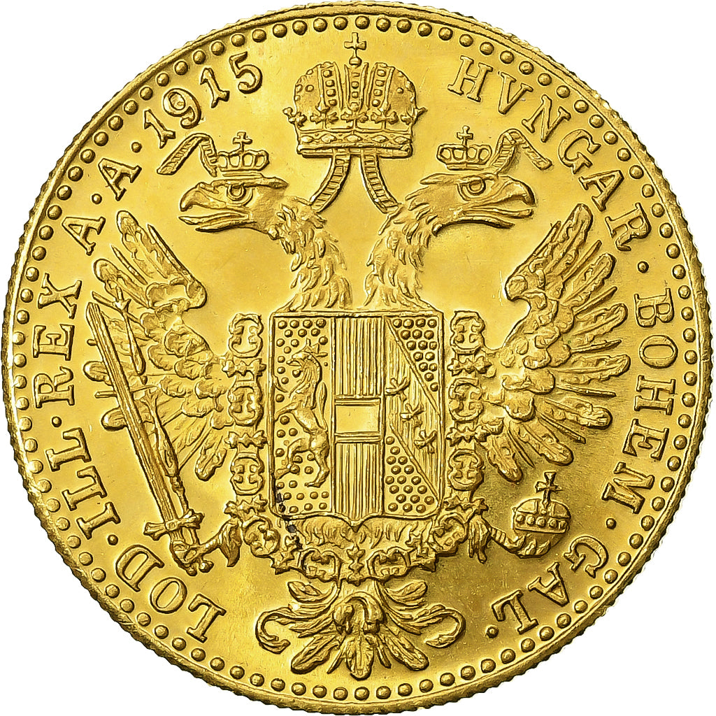 Austria, Franz Joseph I, Ducat, 1915, Restrike, Gold, MS(63), KM:2267