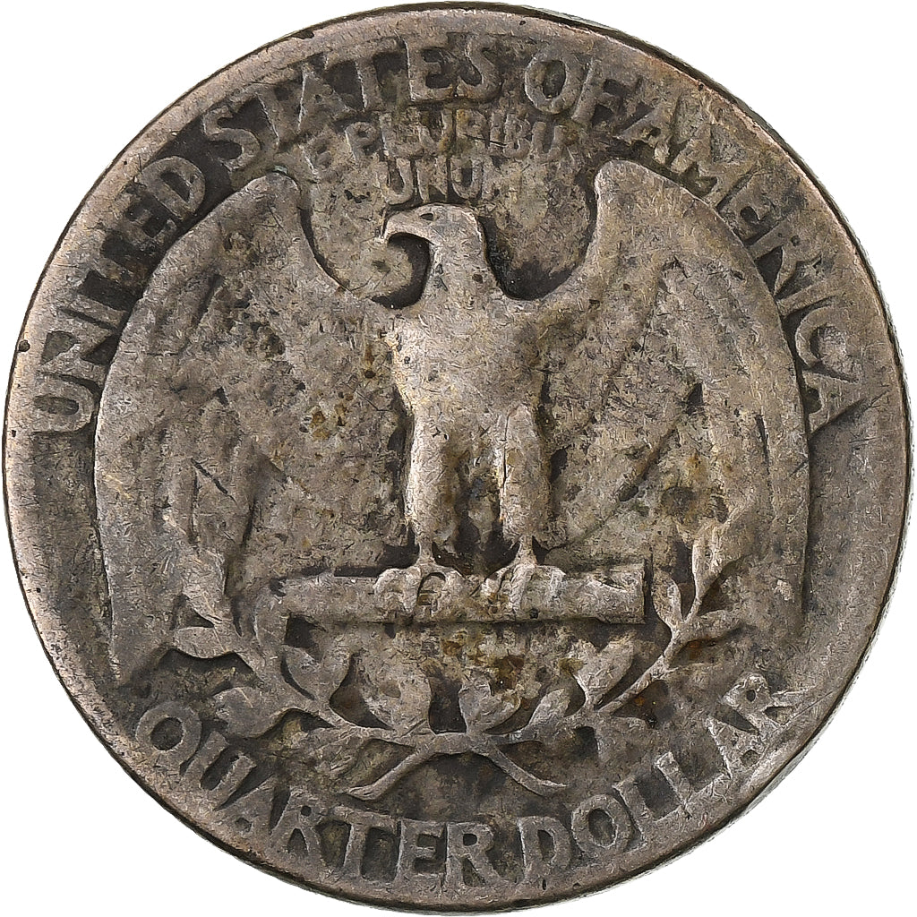 United States, Quarter, Washington Quarter, 1945, Philadelphia, Silver
