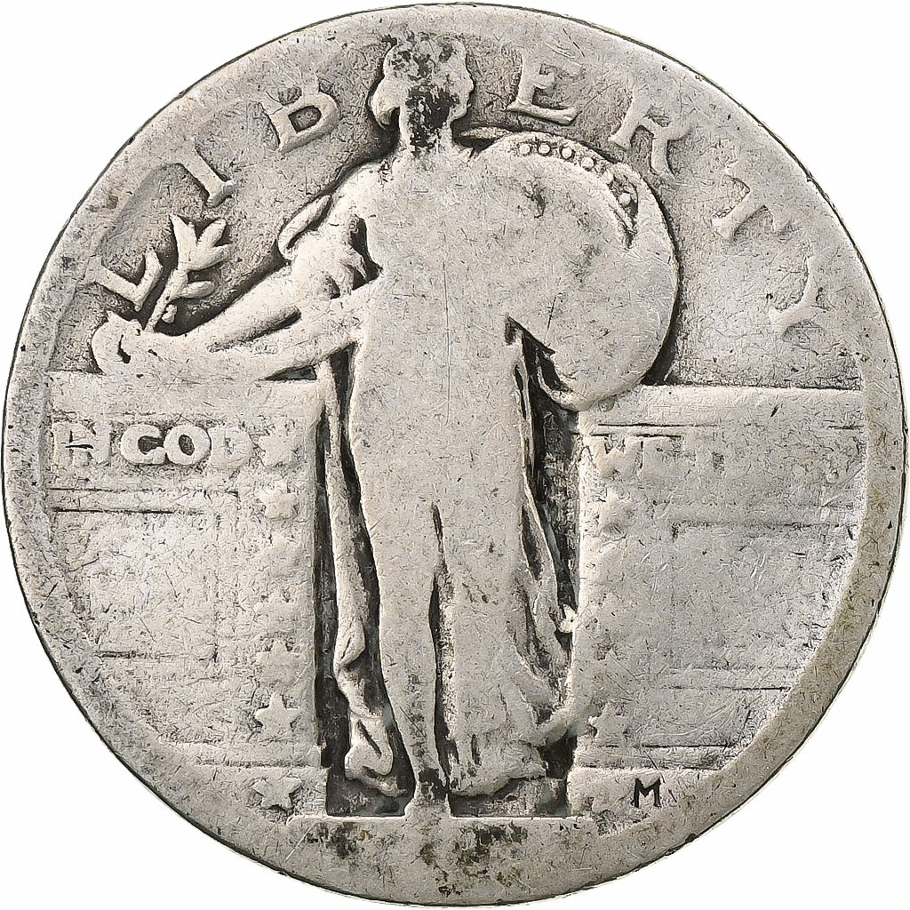 United States, Quarter, Standing Liberty Quarter, Uncertain date, U.S. Mint