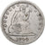 USA, Quarter, Seated Liberty Quarter, 1844, New Orleans, Srebro, EF(40-45)