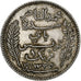 Tunisie, Muhammad al-Nasir Bey, Franc, 1916, Paris, Argent, TTB+, KM:238