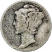 Stati Uniti, Dime, Mercury Dime, 1935, U.S. Mint, Argento, MB, KM:140