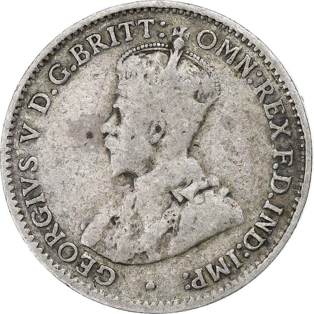 Australien, George V, Threepence, 1925, Silber, S, KM:24