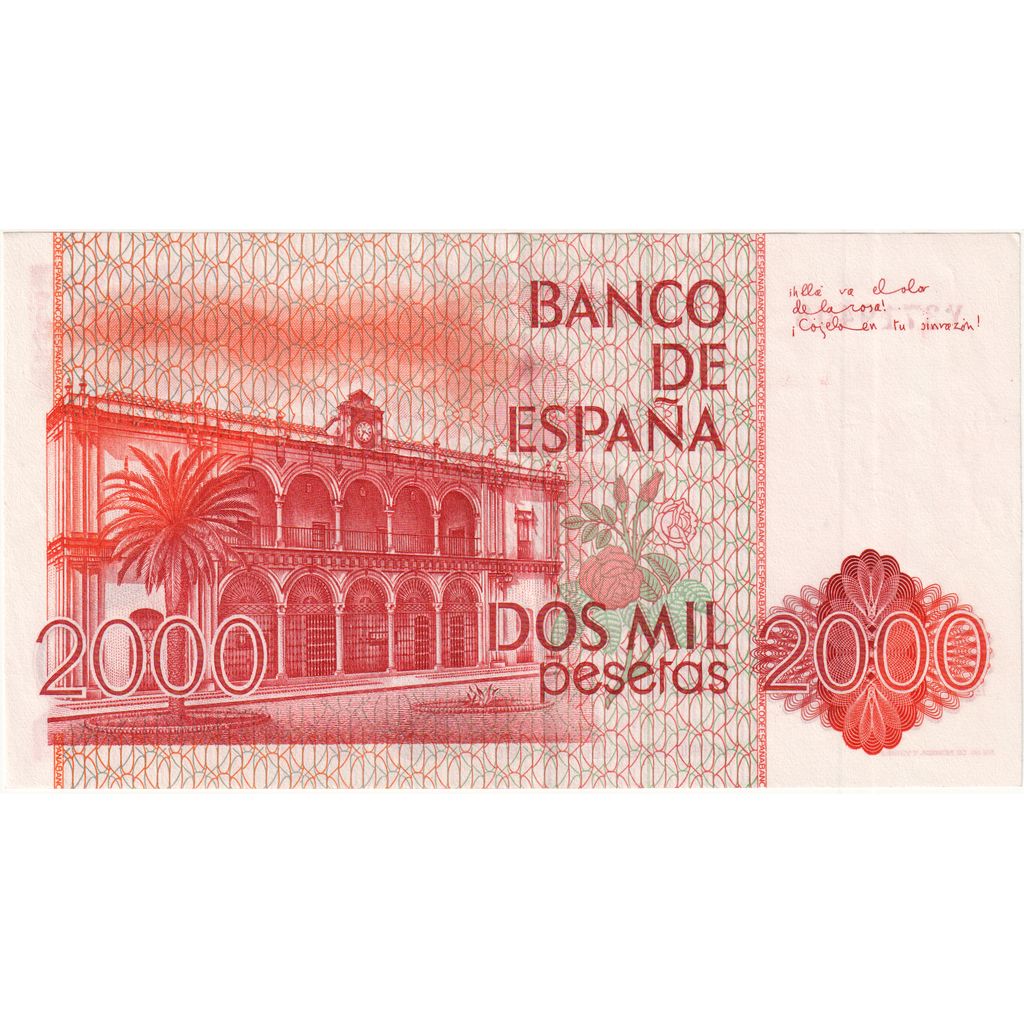 Spagna, 2000 Pesetas, 1980-07-22, FDS