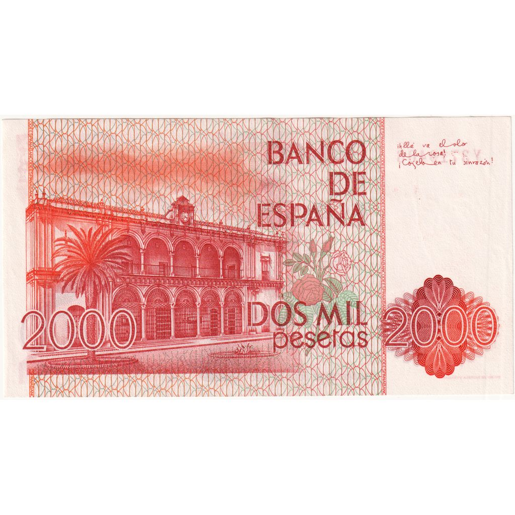 España, 2000 Pesetas, 1980-07-22, UNC