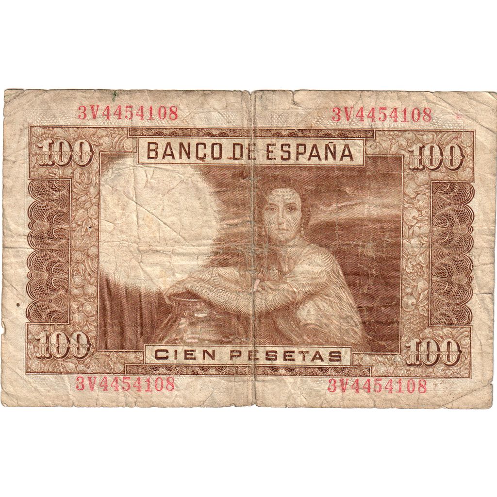 Espagne, 100 Pesetas, 1953-04-07, B