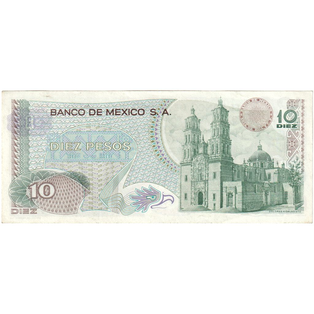 Mexique, 10 Pesos, 1971-02-03, SUP
