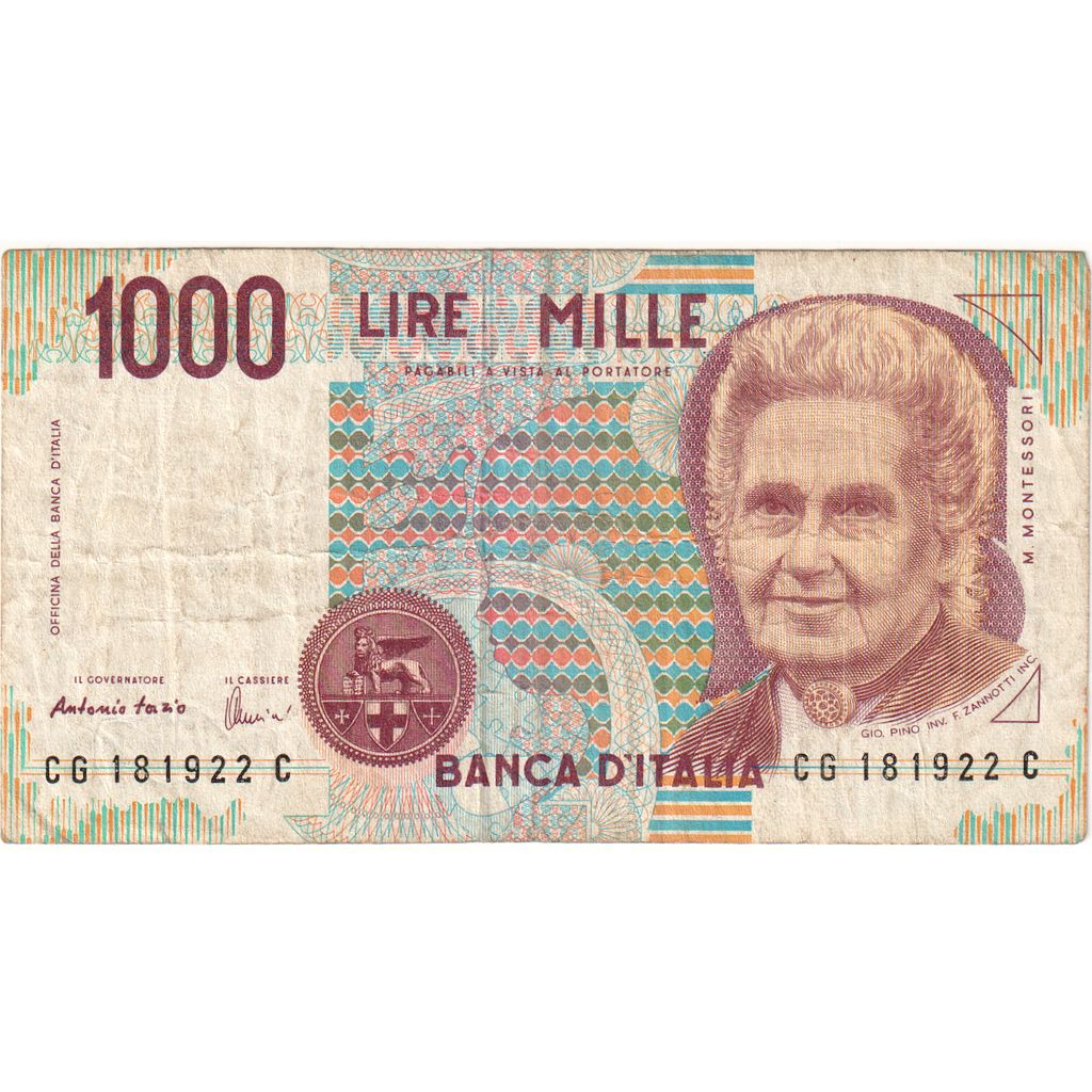 Italie, 1000 Lire, B