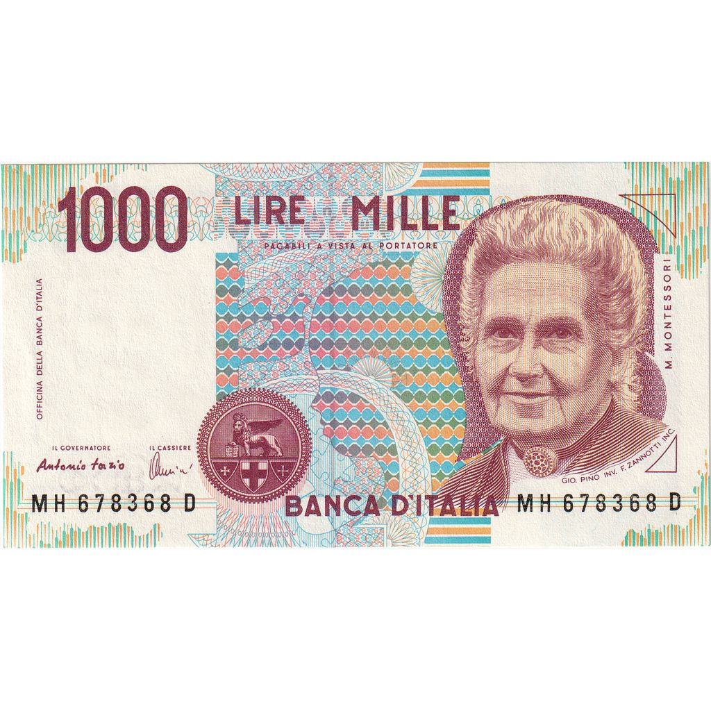 Italia, 1000 Lire, FDS