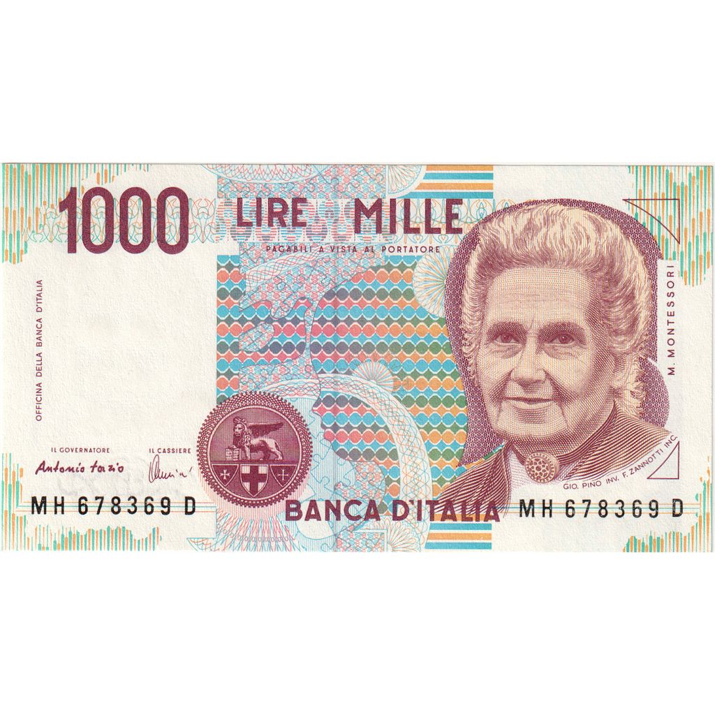 Italy, 1000 Lire, UNC(65-70)