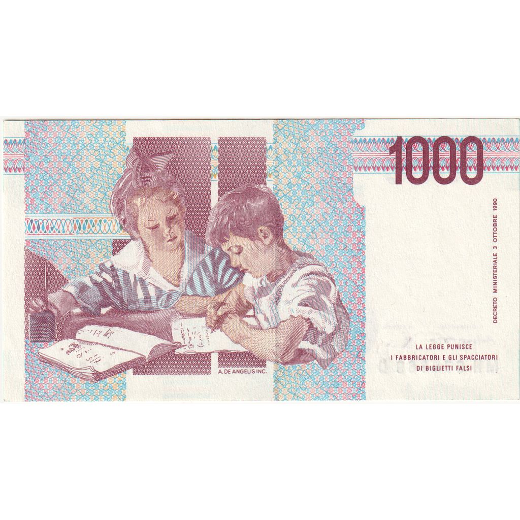 Italy, 1000 Lire, UNC(65-70)