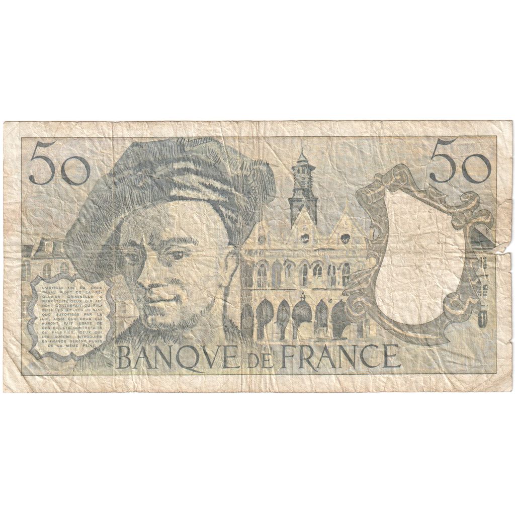 Frankreich, 50 Francs, Quentin de La Tour, K.68, SGE+