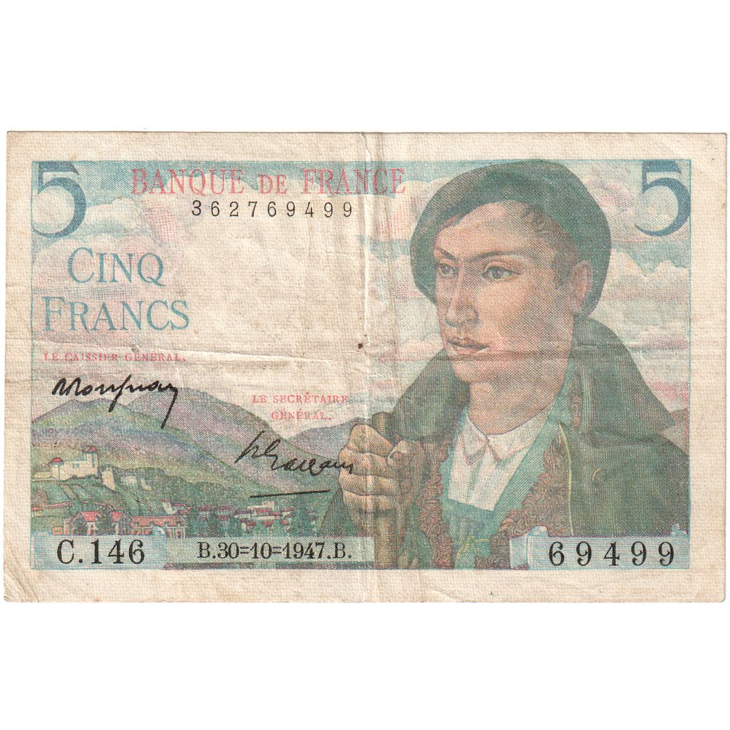 Frankreich, 5 Francs, Berger, 1947-10-30, C.146, S