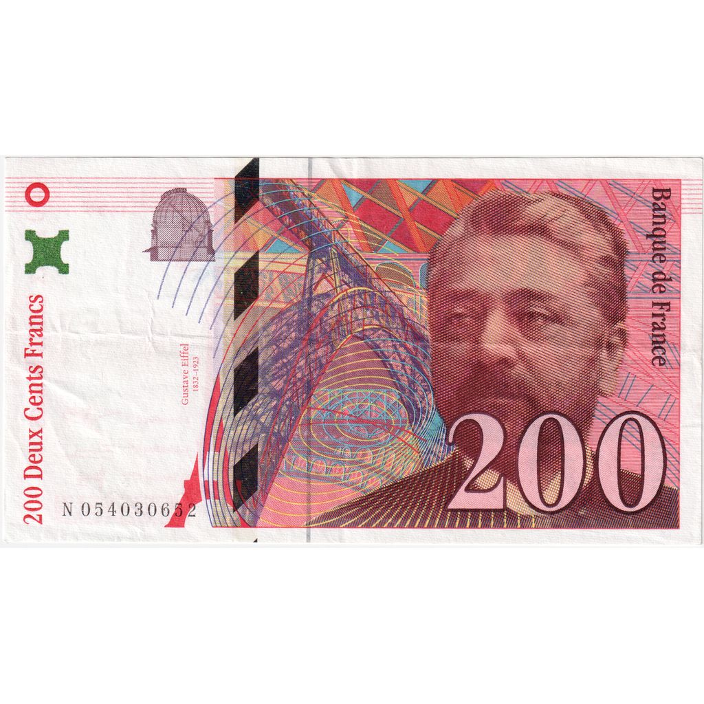 France, 200 Francs, Eiffel, N.05, VF(20-25)