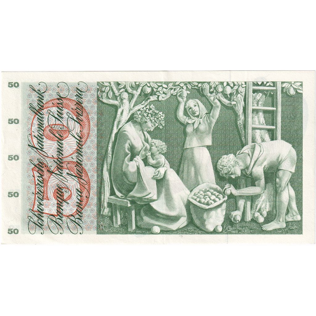Schweiz, 50 Francs, 1965-01-21, VZ, VZ+