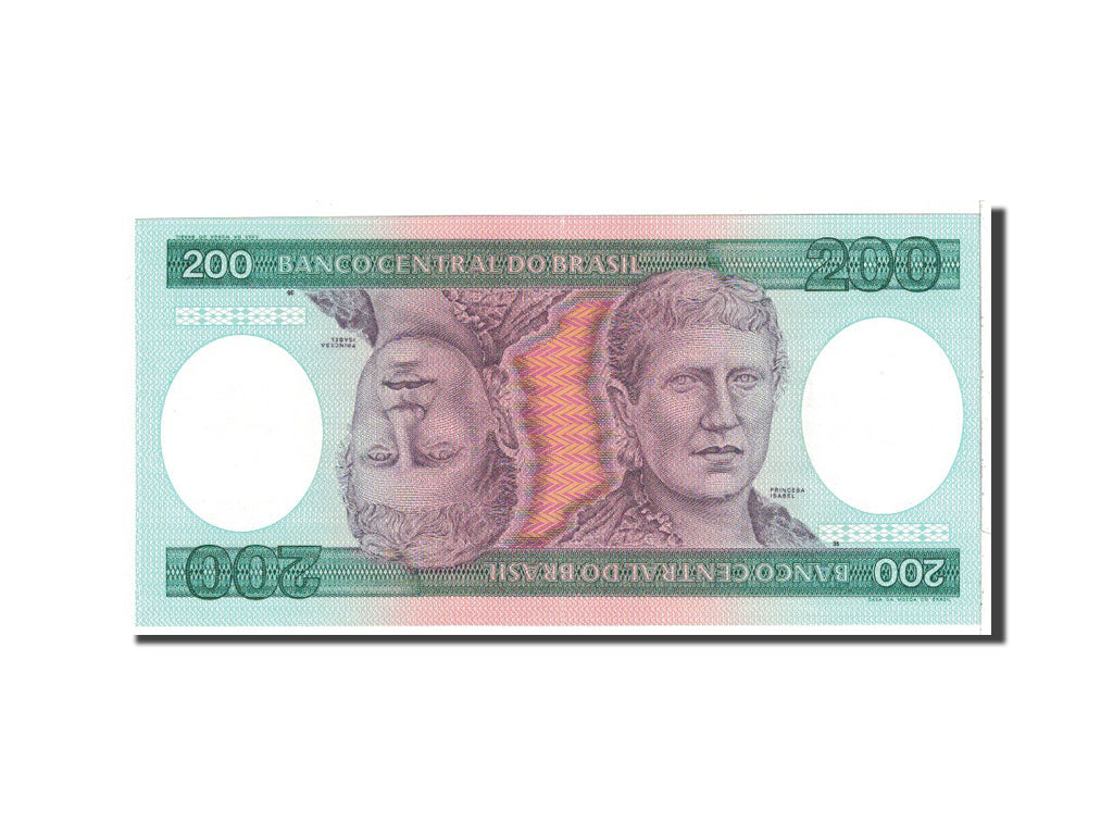 Banknote, Brazil, 200 Cruzeiros, 1981, Undated, KM:199a, UNC(65-70)