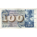 Szwajcaria, 100 Francs, 100 Frank, 1957-10-04, VF(20-25)
