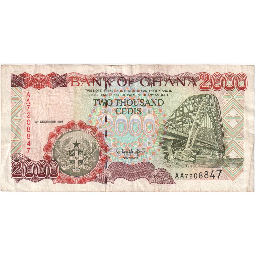 Ghana, 2000 Cedis, 1996-12-05, TB