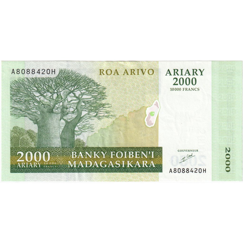 Madagascar, 2000 Ariary, N.D, VZ
