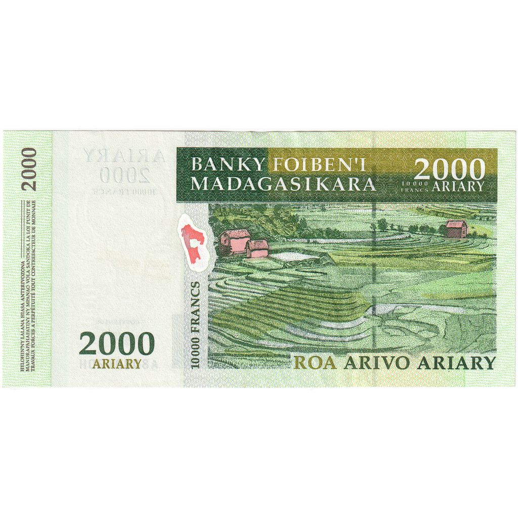 Madagascar, 2000 Ariary, N.D, VZ