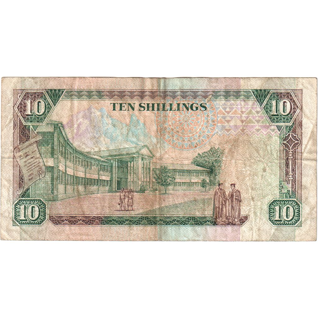 Kenia, 10 Shillings, 1989-10-14, B