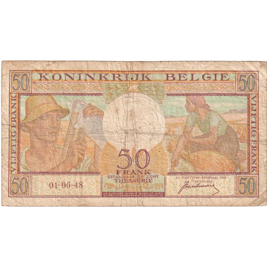 Belgio, 50 Francs, 1948-06-01, B