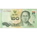 Thailand, 20 Baht, n.d ( 2013), EF(40-45)