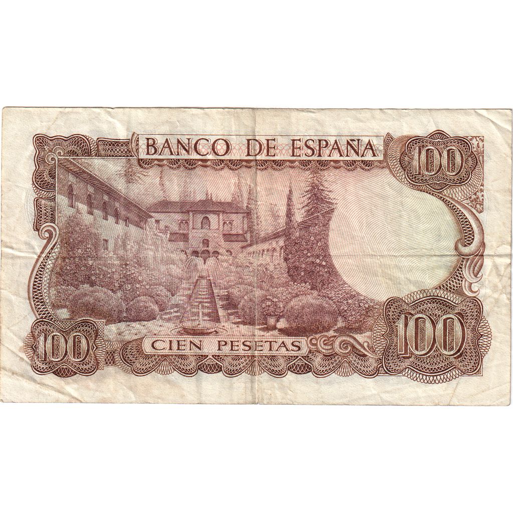 Spagna, 100 Pesetas, 1970-11-17, MB