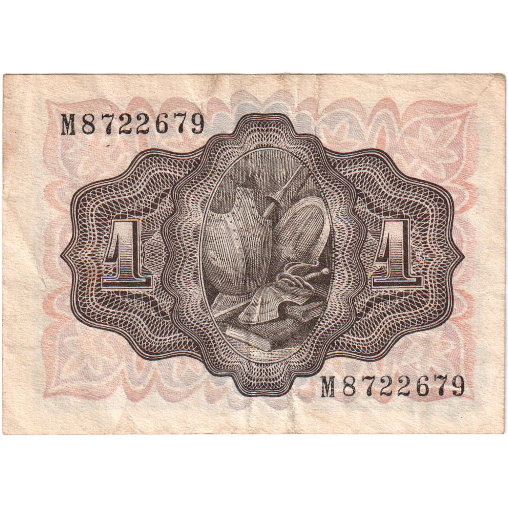 Spagna, 1 Peseta, 1951-11-19, MB+
