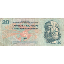 Checoslovaquia, 20 Korun, 1970, BC