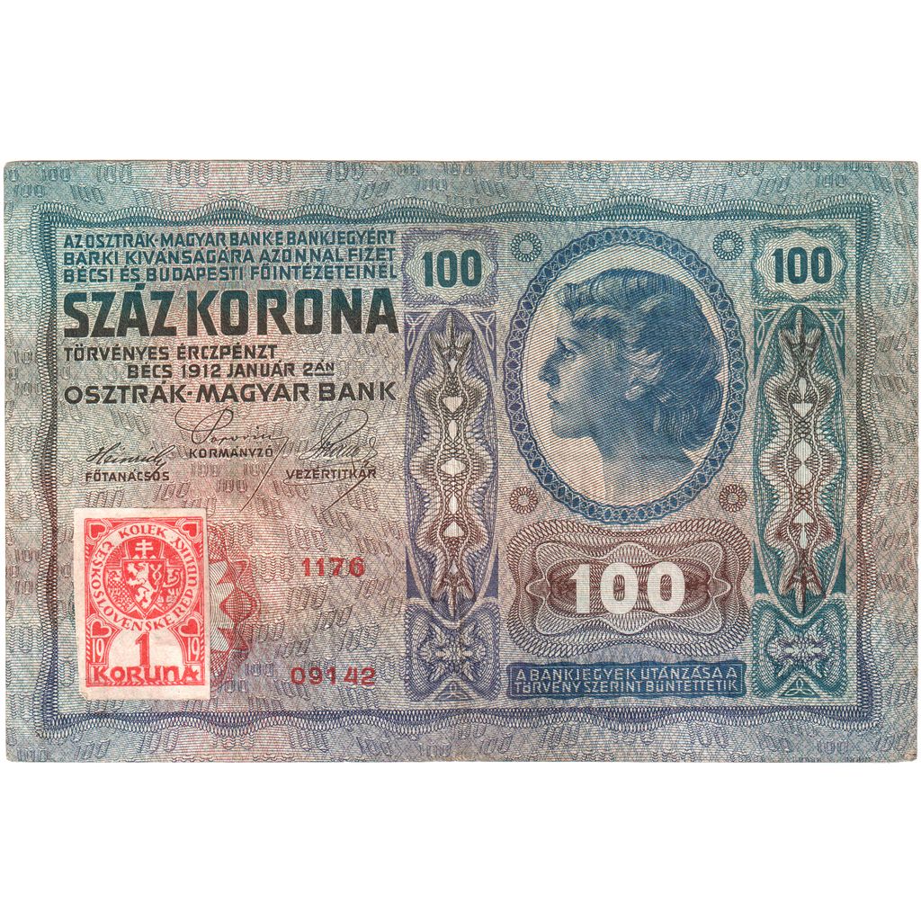 Roumanie, 100 Korona, 1912-01-02, TTB