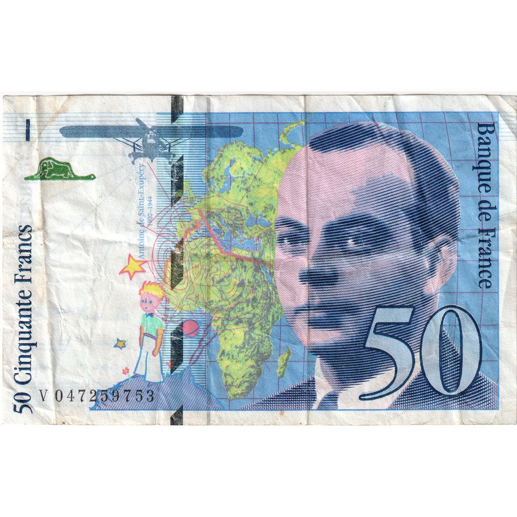 Frankrijk, 50 Francs, St Exupéry, 1999, V.047, TB