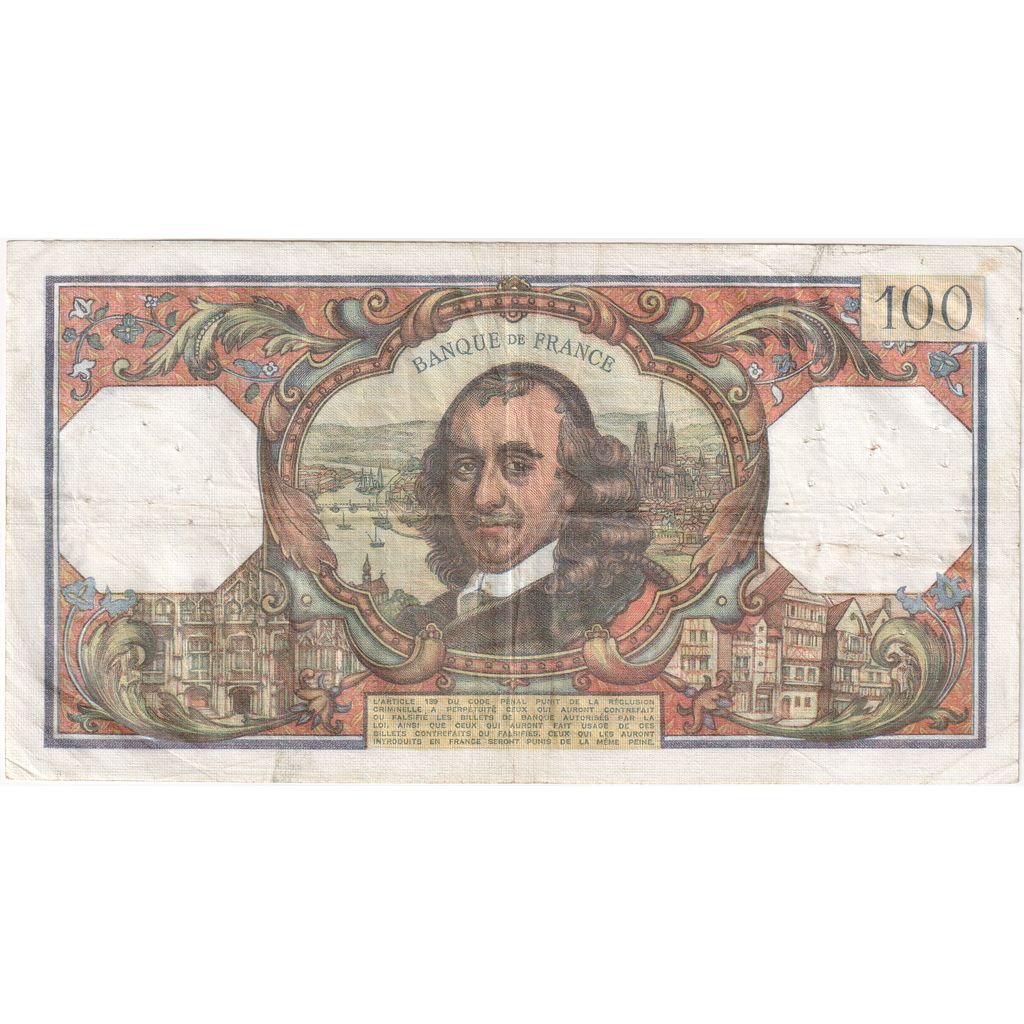 Francia, 100 Francs, Corneille, 1978-10-05, P.1198, MB