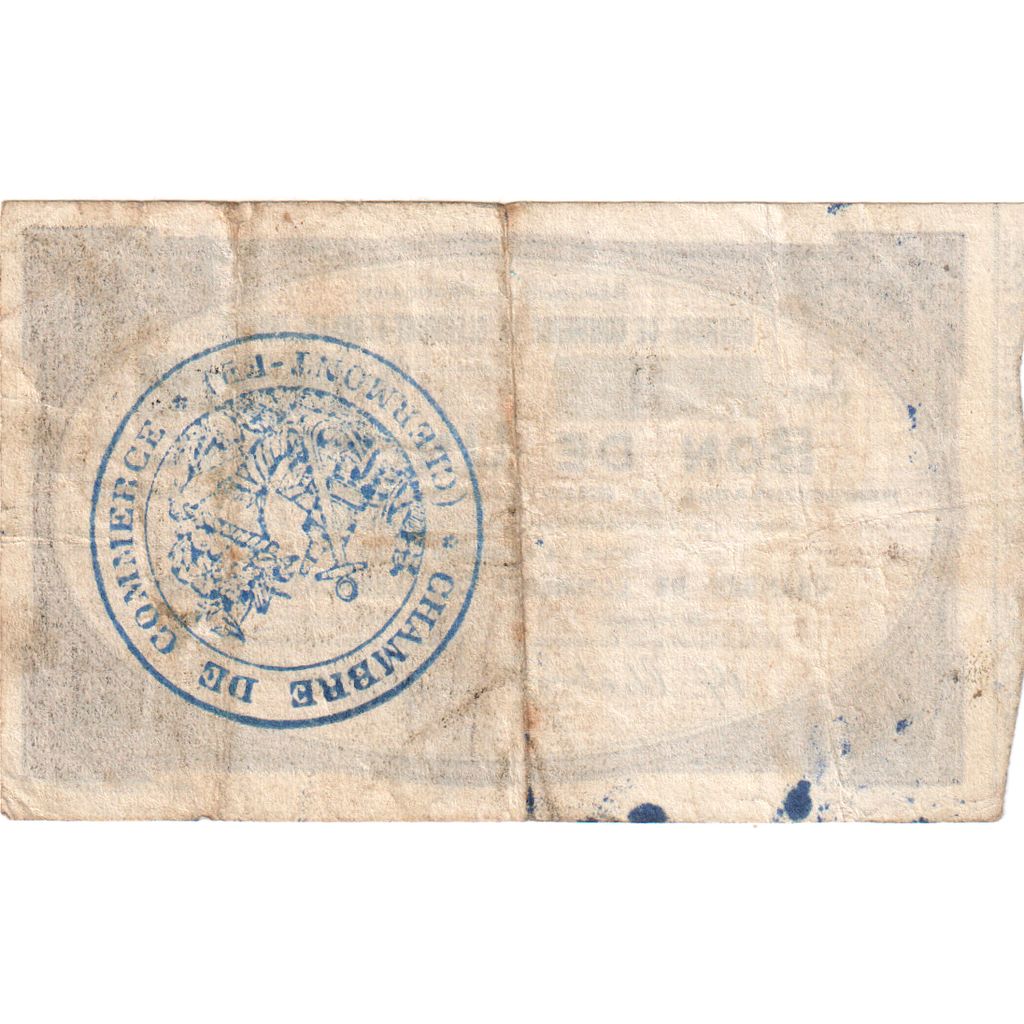 France, Clermont-Ferrand, 1 Franc, Chambre de Commerce, VF(20-25)